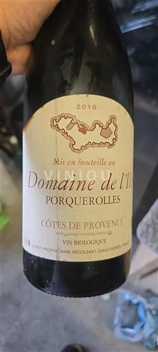 Provence Côtes-de-Provence Domaine L'Ile 2016