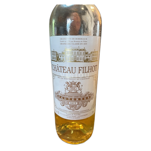 Bordeaux Sauternes Grand Cru Filhot 2015