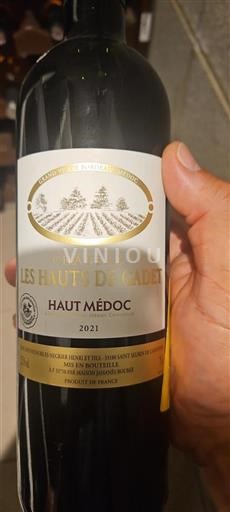 Bordeaux Haut-Médoc Château Les Hauts de Gadet 2021