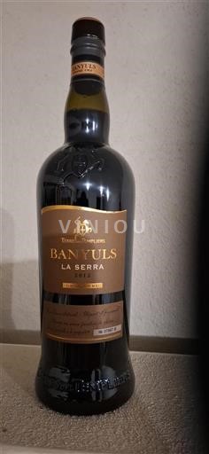 Roussillon Banyuls Grand Cru Terres des Templiers La Serra 2012