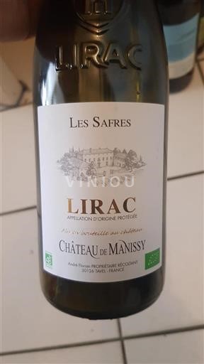 Vallée du Rhône Lirac Château Manissy Les Safres 2021