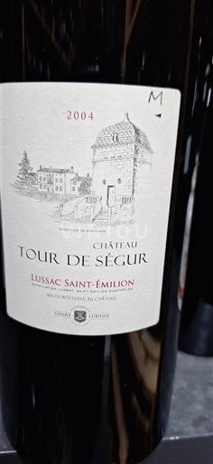 Burdeos Lussac-Saint-Émilion Château Tour de Ségur 2004