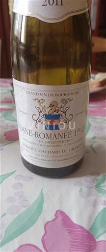 Burgundsko Nespecifikováno Premier Cru Domaine Machard de Gramont Les Gaudichots 2011