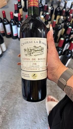 Bordeaux Côtes-de-bourg Château La Barde 1996