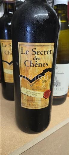 Linguadoca e Rossiglione Paese d'Oc Les Vignerons de Tornac Le Secret des Chênes 2014