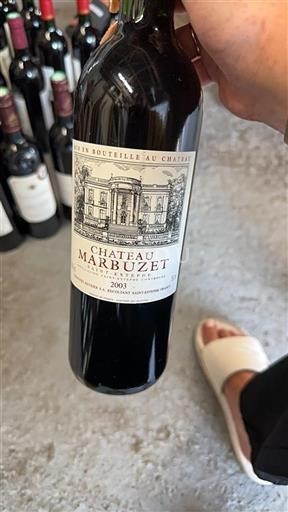 Burdeos Saint-Estèphe Château Marbuzet 2003