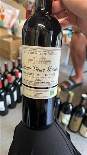 Bordeaux Lalande-de-Pomerol Château Vieux-Rivière 2018