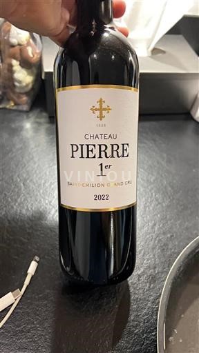 Bordeaux Saint-Émilion Grand Cru Château Pierre 2022