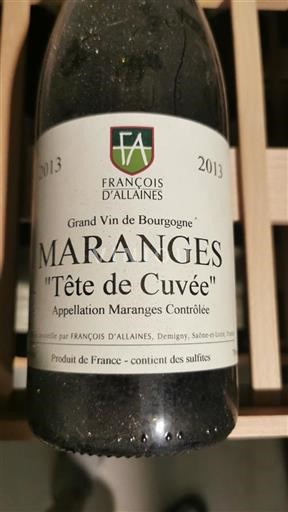 Burgundy Maranges François Allaines Tête de 2013
