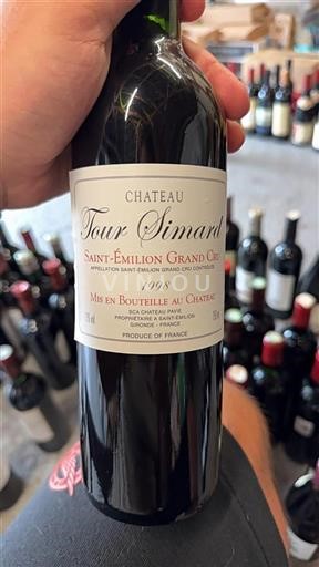 Bordeaux Saint-Émilion Grand Cru Château Tour Simard 1998
