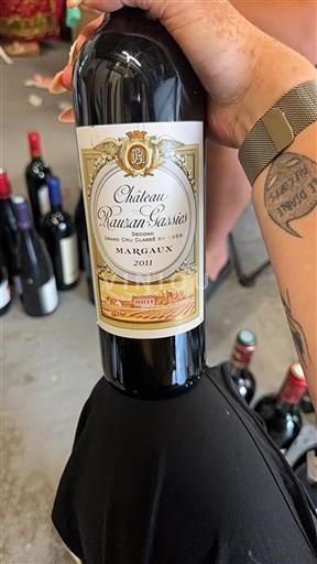Bordeaux Margaux Grand Cru Rauzan-Gassies 2011