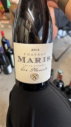 Linguadoca Minervois-la-livinière Château Maris Les Planels 2014