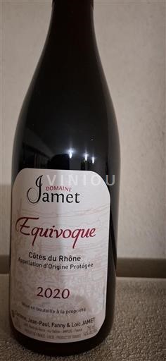 Rhônetal Côtes du Rhône Domaine Jamet Equivoque 2020