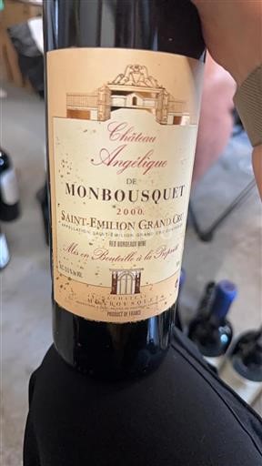 Bordeaux Saint-Émilion Grand Cru Grand Cru Monbousquet Ang%c3%a9lique 2000