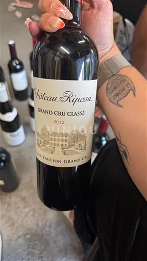 Bordeaux Saint-Émilion Grand Cru Grand Cru Ripeau 2012