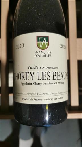Borgogna Chorey-lès-Beaune François Allaines 2020