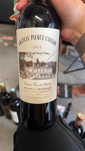 Bordeaux Pessac-Léognan Château Pique Caillou 2012
