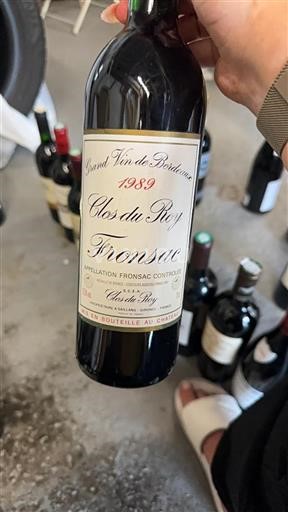 Bordeaux Fronsac Clos du Roy 1989