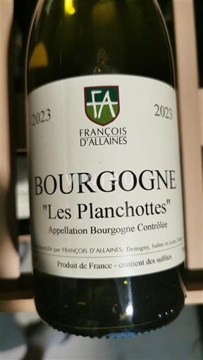 Borgoña François Allaines Les Planchottes 2023
