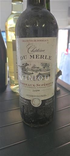 Bordeaux Bordeaux Supérieur Château Merle Réserve 2009