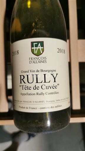 Burgundy Rully François Allaines Tête de 2018
