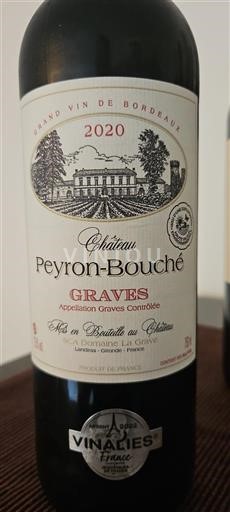 Bordeaux Graves Château Peyron-Bouché 2020