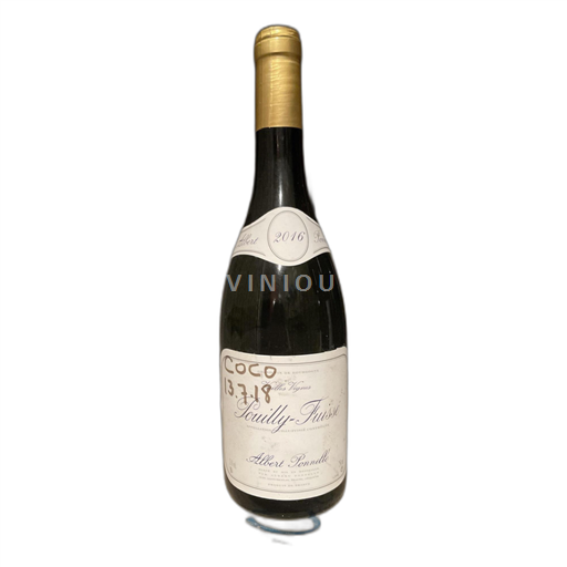 Bourgogne Pouilly-fuissé Albert Ponnelle Vieilles vignes 2016