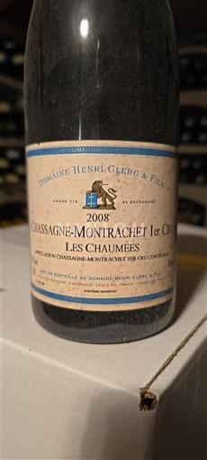 Burgundy Chassagne-Montrachet Premier Cru Henri Clerc & Fils Les Chaumées 2008