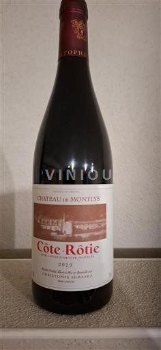 Rhônen laakso Côte-rôtie Château Montlys 2020