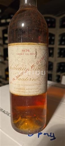 Bordeaux Sauternes Château Doisy Daëne Crème de Tête 1976