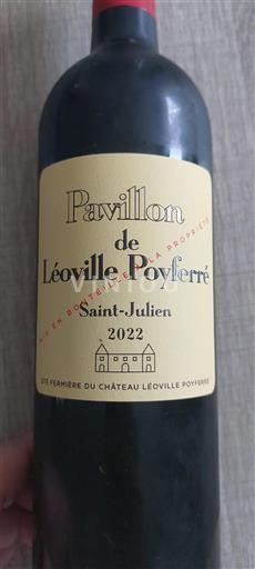 Bordeaux Saint-Julien Grand Cru Château Léoville Poyferré Pavillon de Léoville Poyferré 2022