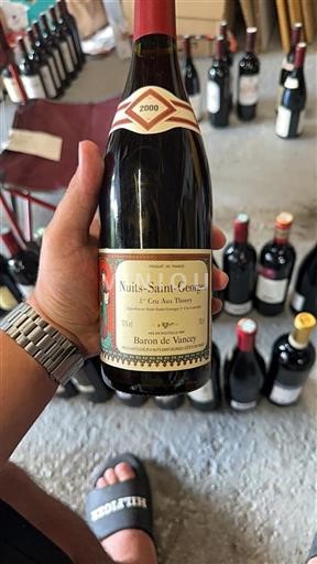 Vin Rouge sec Aux Thorey Baron de Vancey 2000 France Bourgogne AOC Premier Cru