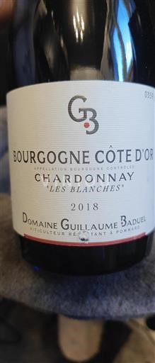 Borgogna Borgogna Côte d'Or Domaine Guillaume Baduel Les Blanches 2018