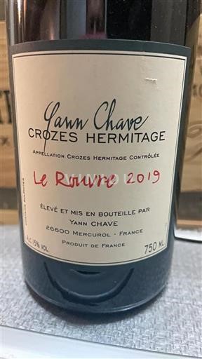 Údolí Rhôny Crozes-Hermitage Yann Chave Le Rouvre 2019