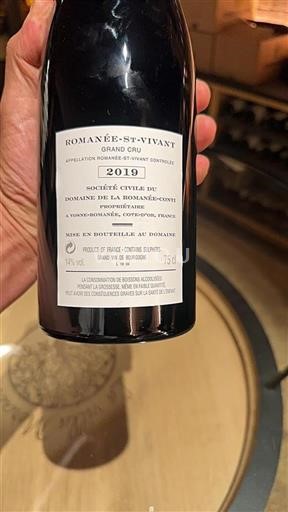 Borgogna Romanée-saint-vivant Grand Cru Domaine La Romanée-Conti 2019