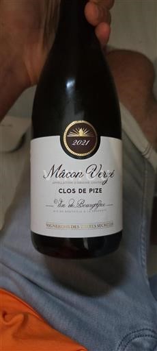 Burgundy Mâcon and Mâcon-Villages Vignerons des Terres Secrètes Clos de Pize 2021