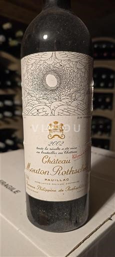 Bordeaux Pauillac Grand Cru Château Mouton Rothschild 2002
