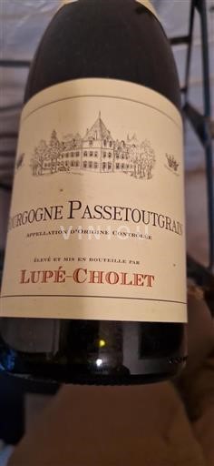 Burgundsko Bourgogne-passetoutgrain Lupé-Cholet 2014
