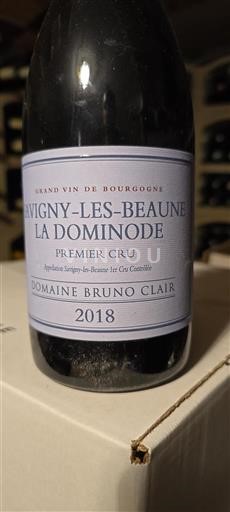 Bourgogne Savigny-lès-Beaune Premier Cru Domaine Bruno Clair La Dominode 2018