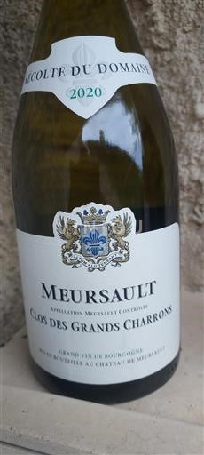 Borgogna Meursault Château Meursault Clos des Grands Charrons 2020