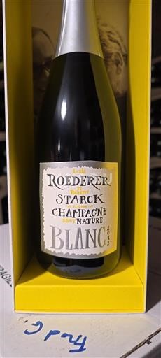 Champagne Louis Roederer Philippe Starck Brut Nature Blanc 2012