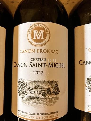 Bordeaux Canon-Fronsac Château Canon Saint-Michel 2022