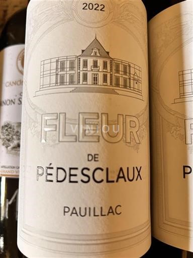 Bordeaux Pauillac Grand Cru Pédesclaux Fleur de P%c3%a9desclaux 2022