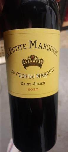 Bordeaux Saint-Julien Clos du Marquis La Petite Marquise 2020