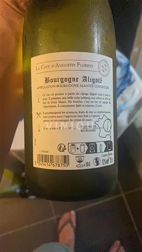 Bourgogne Bourgogne-aligoté La Cave Augustin Florent 2021