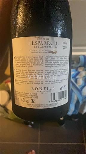 Rosellón Costas del Rosellón Château L'Esparrou Les Alysses 2019