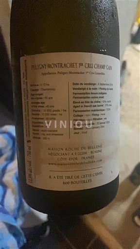 Burgundsko Puligny-Montrachet Premier Cru Maison Roche de Bellene Champ Gain 2018