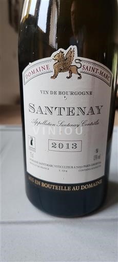 Bourgogne Santenay Domaine Saint-Marc 2013