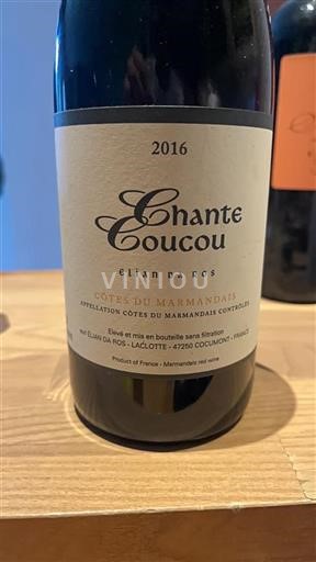 Sud-Ouest Côtes-du-marmandais Élian Da Ros Chante Coucou 2016