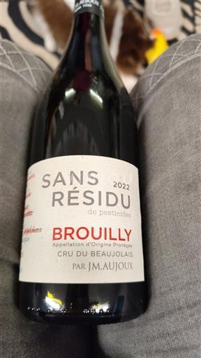 Beaujolais Brouilly JM Aujoux Sans Résidu 2022